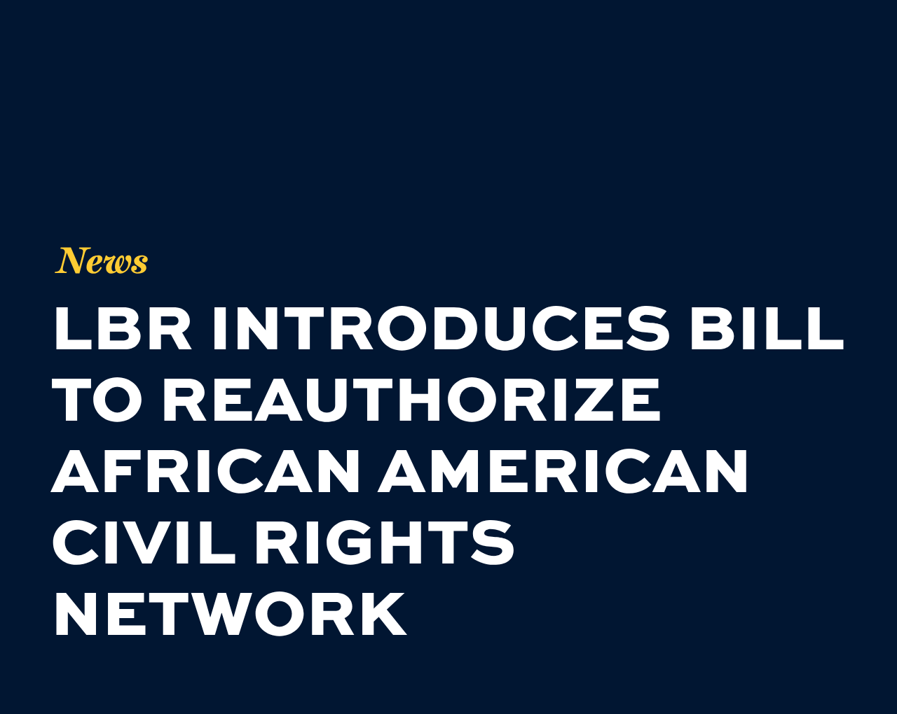 NEWS: Blunt Rochester, Scott, Clyburn, Carey Reintroduce Renewing the ...