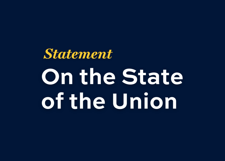SOTU Statement