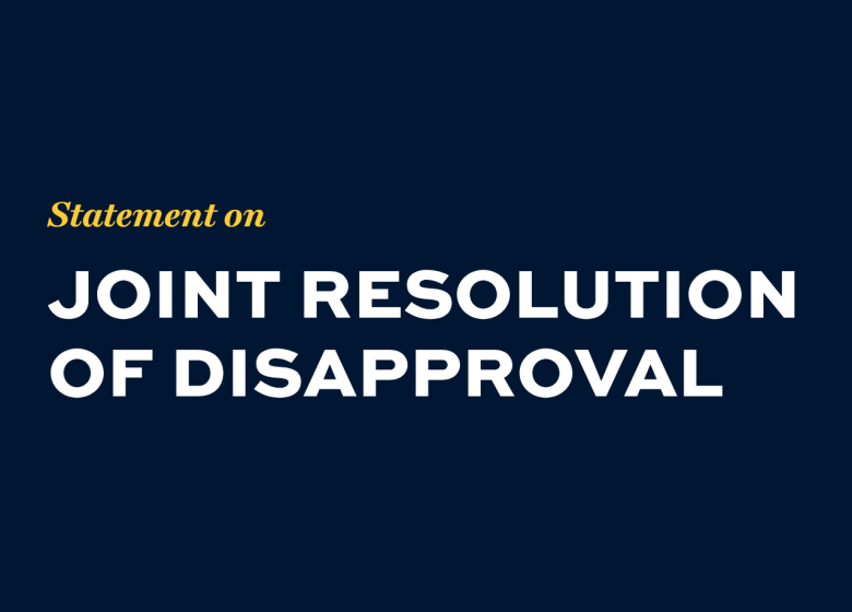 Statement on